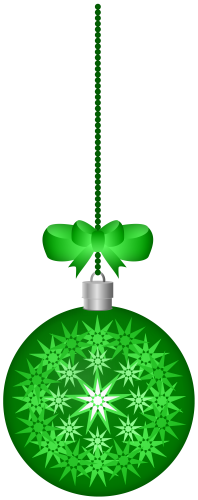 Christmas Ball Green Transparent PNG Clipart - High-quality PNG Clipart Image in cattegory Christmas PNG / Clipart from ClipartPNG.com